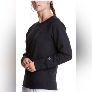 Champion Womens Fleece Comfy Crewneck Sweatshirt Color Natural Size Medium